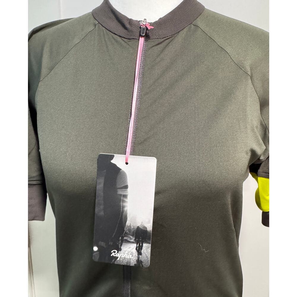 NWT RAPHA Pro Team SS Cycling Jersey Triathlon Training Gray Size M - Picture 4 of 8